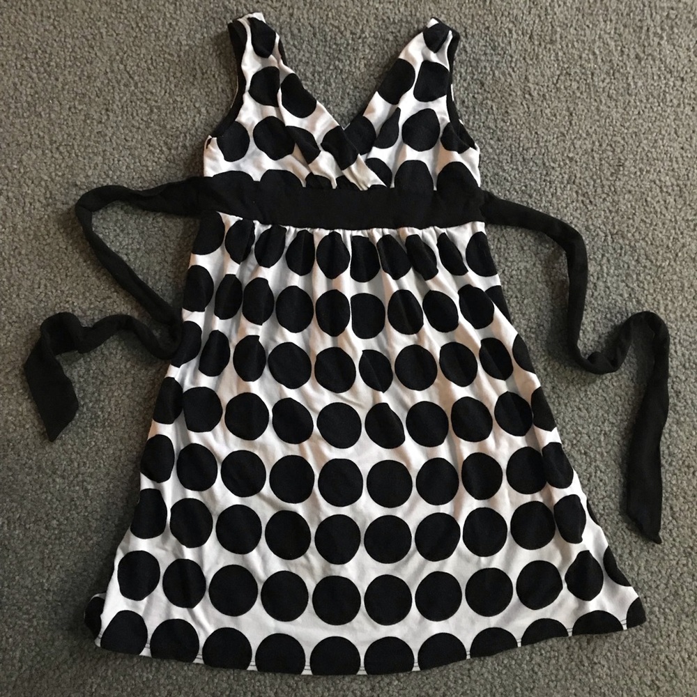 🌺 EUC flowers by zoe polka dot dress
